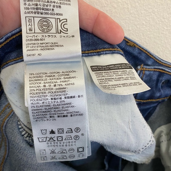 Levi’s mid rise straight skinny jeans size 8 - Picture 10 of 10